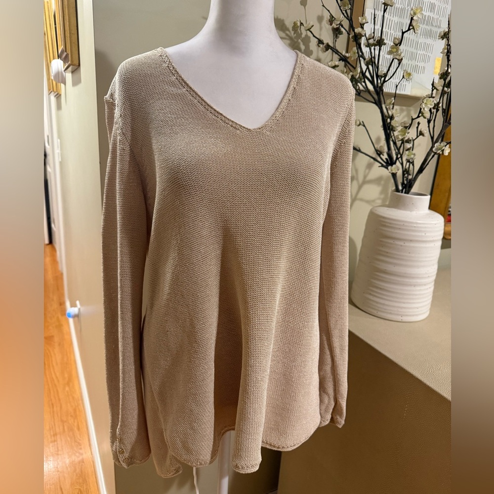 JMcLaughlin elevated V-Neck Knit Sweater